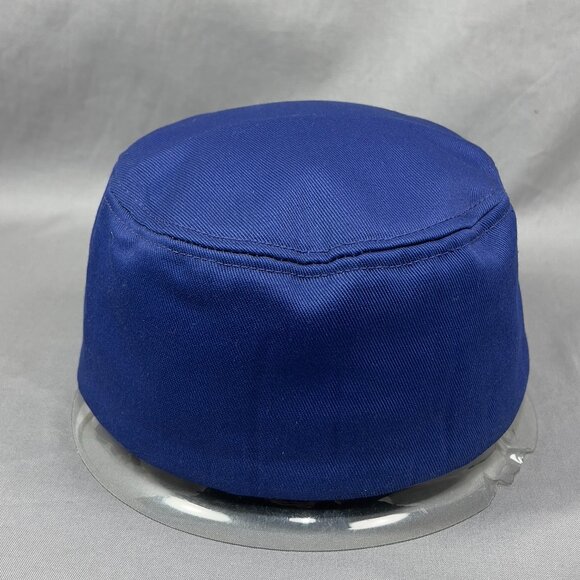 Vtg Farm Bureau Co Op Ear Flaps Fitted 7 3/8 Hat Cap Blue Agriculture Rancher - Picture 5 of 16